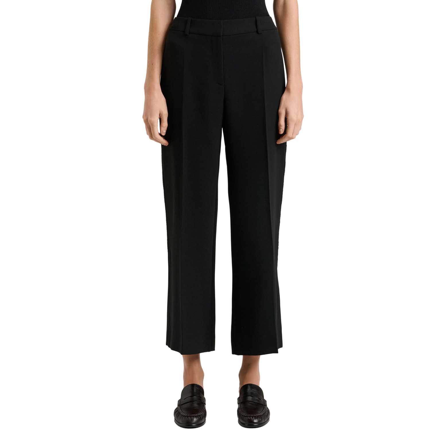 Veronika Maine Double Weave Cropped Pant